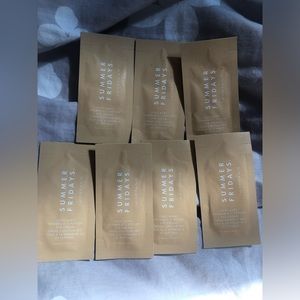 Summer fridays 7 x 1ml light aura vitamin c + peptide eye cream sample